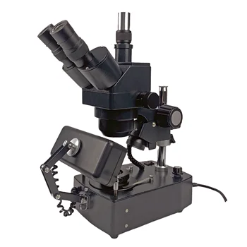 10X-40X Тринокулярный Diamond / Бижутериен Микроскоп с приставка Darkfield