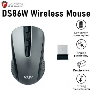 2.4 Ghz Безжична Мишка на MSI DS86W USB Компютърна ИГРАЛНА 1600 Dpi Оптична Mause Gamer Безшумни Мишката, За КОМПЮТЪР, Лаптоп, Настолен Нова