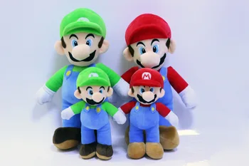 22 см Super Mario Bros Плюшени Играчки Варио Луиджи Donkey Kong Праскова Bowser Марио рожден ден украси Вечерни Аксесоари