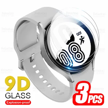 3шт 9D Защитно Стъкло За Samsung Galaxy Watch 4 Classic 42 мм и 46 мм Закалено Стъкло Протектор на Екрана Watch4 40 мм 44 мм и Защитно Фолио