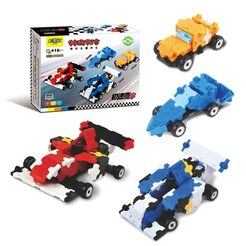 418 блокове модел автомобил строителен комплект Бойни играчки, Съвместими с Laq blocks brain games