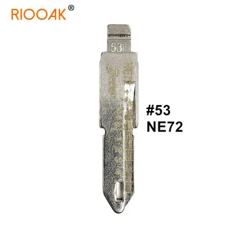 5шт NE72 #53 Лиши 2 В 1 Ключ Острието Режисьорски Метални Режещи Зъби Празен Гравиран Линия Нож За Peugeot 206 207 Citroen