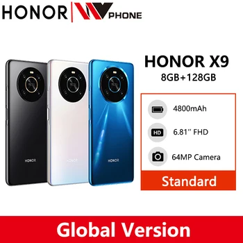 HONOR X9 Глобалната версия на Android 11 Смартфон 6,81 