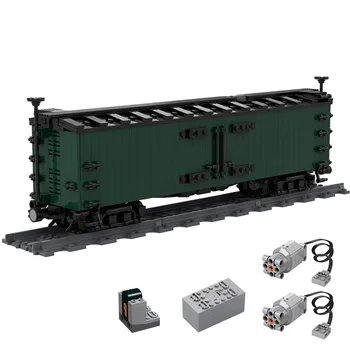 MOC-73001 Влак със задвижване от търговска вагона Модел 922 детайли градивните елементи на MOC Set - Разработена Yellow.LXF