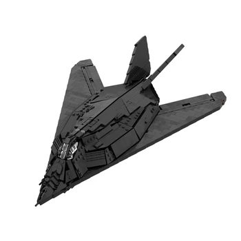 MOC F-117 Nighthawk Война Самолет Изтребител Строителни Блокове, Определени Черен Боен Самолет Модел Събират Играчки За Деца Подаръци За Рожден Ден