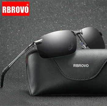 RBROVO 2021, които променят Цвета на Слънчеви Очила, Мъжки Маркови Дизайнерски Класически Метални Поляризирани Очила, Дамски Слънчеви Очила За Шофиране, UV400
