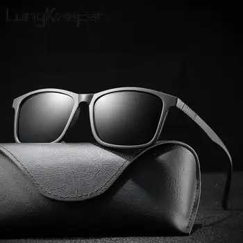 TR90 Класически Поляризирани Слънчеви Очила Мъжки Дамски Маркови Дизайнерски Очила За Шофиране В Риболова Квадратни Слънчеви Очила Мъжки слънчеви Очила Gafas De Sol