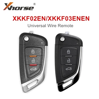 Xhorse 3 Бутона XKKF02EN XKKF03EN Универсален VVDI Тел Дистанционно Ключодържател Нож Стил за BMW за VVDI Ключ Инструмент VVDI2