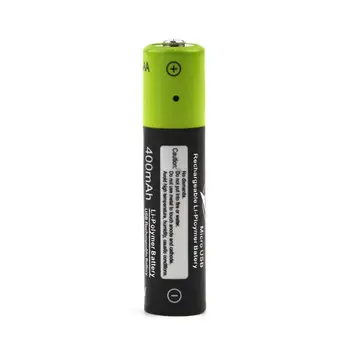ZNTER ZNT 7 Батерия Акумулаторна Батерия 400 ма Micro USB 1,5 ААА Акумулаторна Литиево-Полимерна Батерия с Зарядно Кабел