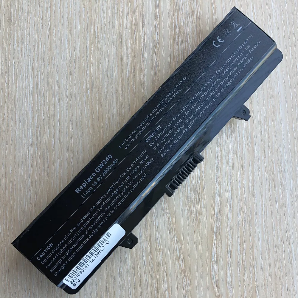4-елементен батерия 14,8 за Dell vostro 500, тип батерия gw240 1525 Изображение 3