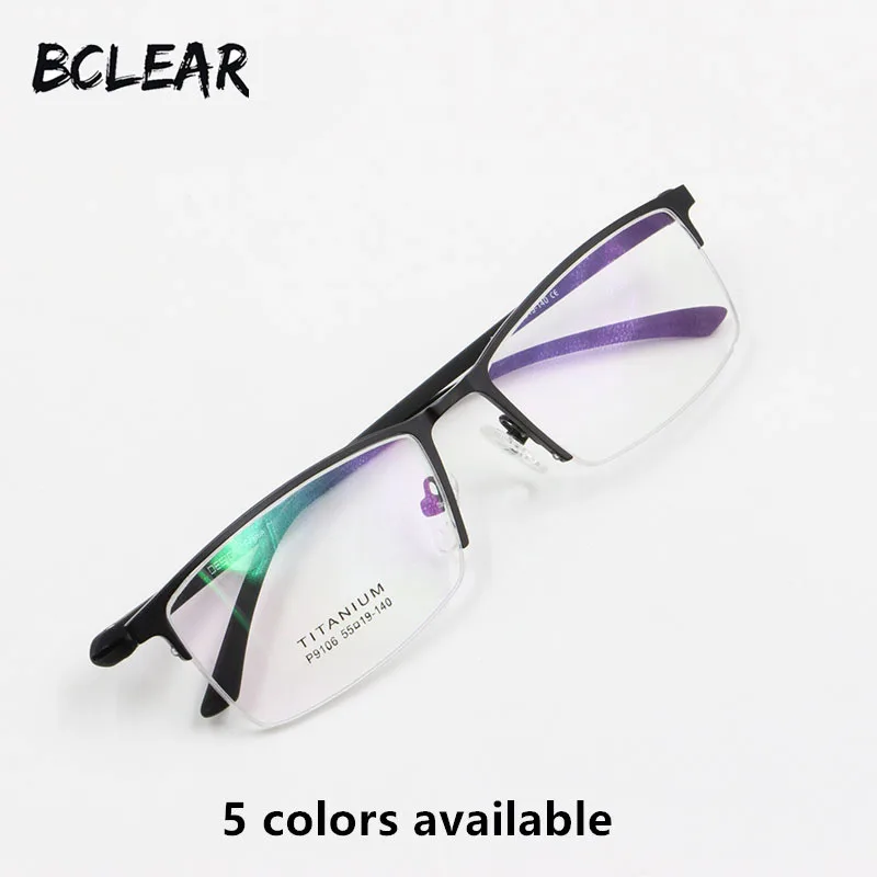 BCLEAR Ново Записване, оптични рамки, очила без рамки, Очила по рецепта, алуминиеви рамки, слънчеви очила, рамки за очила, бизнес мъжки слънчеви очила Изображение 0