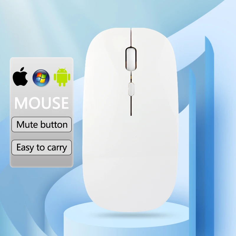 Bluetooth Мишка За Huawei MateBook X Pro Игрална За Лаптоп Apple MacBook Air Pro Безжична Мишка Акумулаторна Тиха Мишка Изображение 0