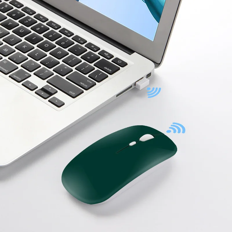 Bluetooth Мишка За Huawei MateBook X Pro Игрална За Лаптоп Apple MacBook Air Pro Безжична Мишка Акумулаторна Тиха Мишка Изображение 1
