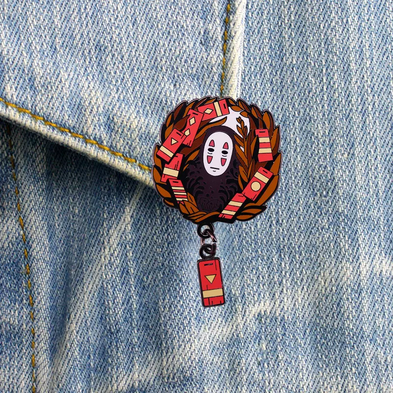 DB1010 Homegaga Мода Безлични Души Аксесоари За Дрехи Емайл на Жени Брошка Творчески Карикатура Джинсовое Козината на Гърдите Икона Бижута Подарък Изображение 3