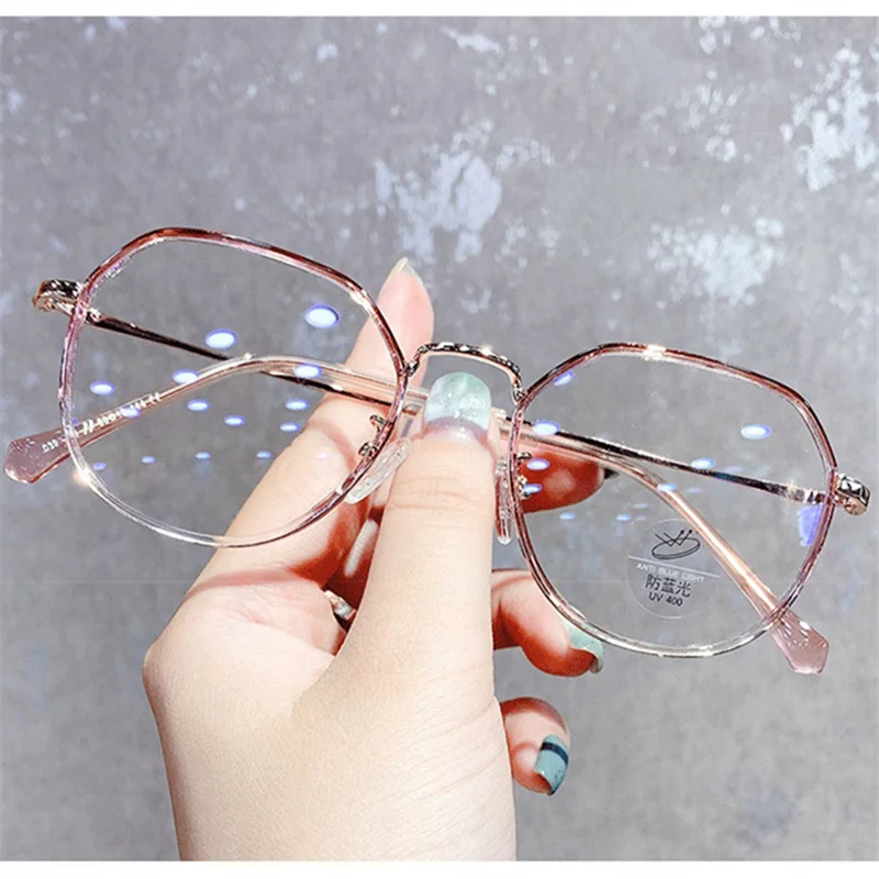 Готови Недалновидни очила за жени с кръгли късоглед очила с диоптриями минус степен -0,5 -0,75 -1,25 -1,5 -2,0 -2,5 -3,0 до -6 Изображение 1