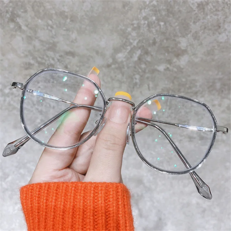 Готови Недалновидни очила за жени с кръгли късоглед очила с диоптриями минус степен -0,5 -0,75 -1,25 -1,5 -2,0 -2,5 -3,0 до -6 Изображение 3