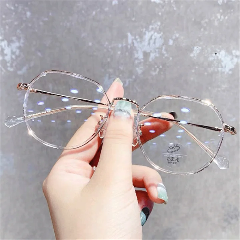 Готови Недалновидни очила за жени с кръгли късоглед очила с диоптриями минус степен -0,5 -0,75 -1,25 -1,5 -2,0 -2,5 -3,0 до -6 Изображение 4