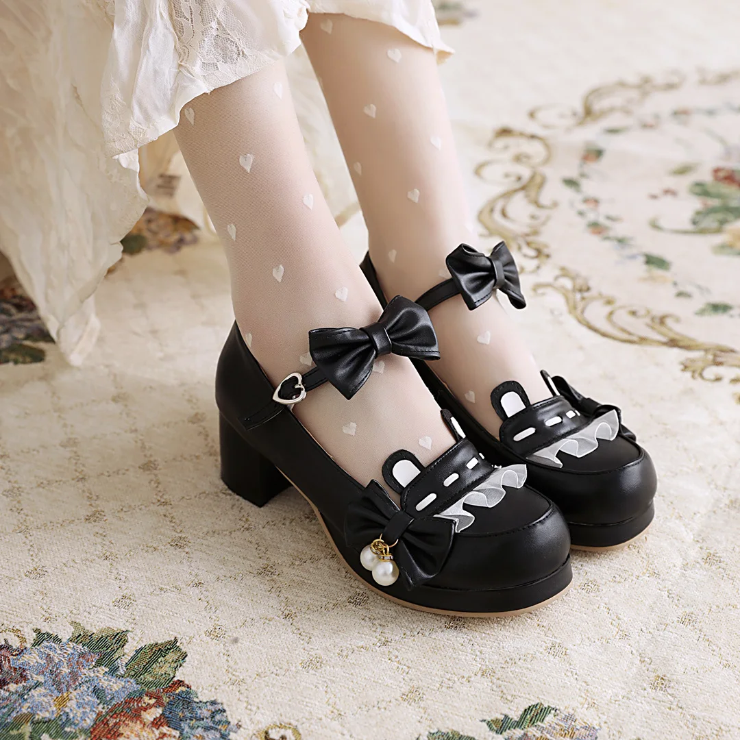 Дантелени обувки на принцесата в стил Лолита 