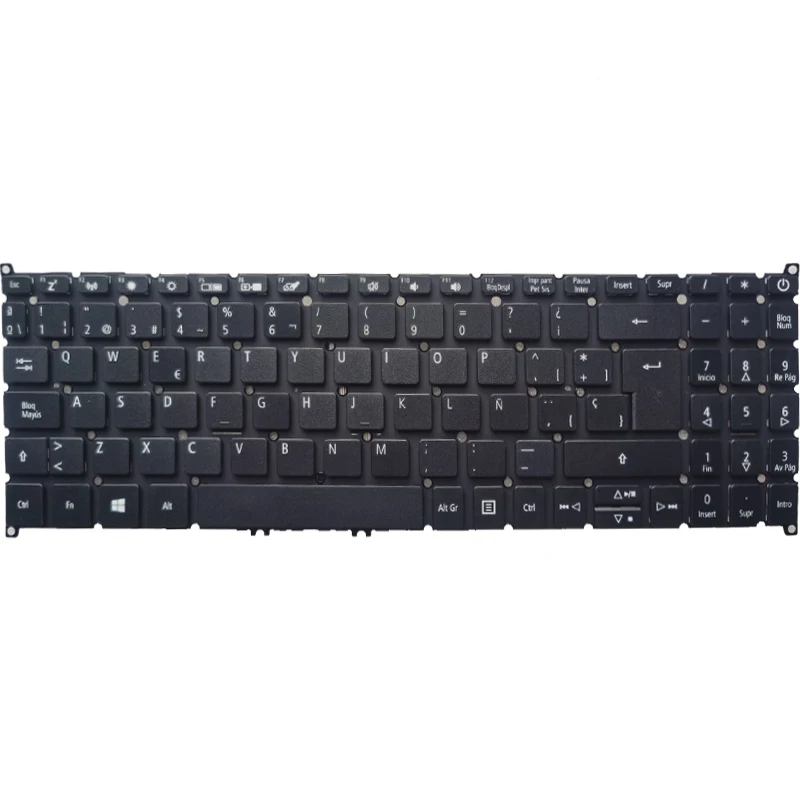 Испански/SP клавиатура за лаптоп Acer Aspire 3 A315-42 A315-42G A315-42-R96C A315-54 A315-54K A315-55 A315-55G Изображение 0
