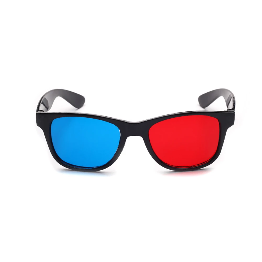 Лесен glasse Червени, Сини Сини Пластмасови Рамки 3D Очила за Anaglyph Филм, Игри, DVD За Мъже За Жени Вечерни Eyeglasse Интимни Аксесоари Изображение 3