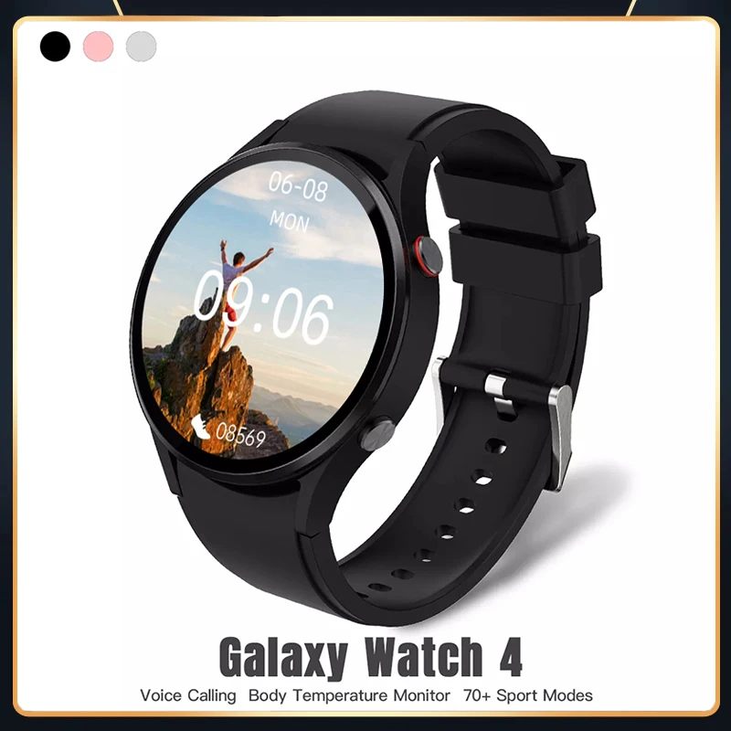 Новите Умни Часовници Мъжки Гласови Повиквания Монитор Здравето Потребителски Часовник с Циферблат 70 + Спортни Режими Водоустойчив Умни Часовници За Galaxy Watch 4 Изображение 0