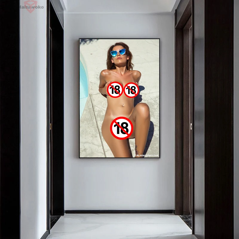 Плакати на модерното Изкуство Голи Жени Порно Момичета Али Роза Дъбени Цици Снимка за Печат върху Платно Живопис за Спални Начало Декор на Стените Изображение 4