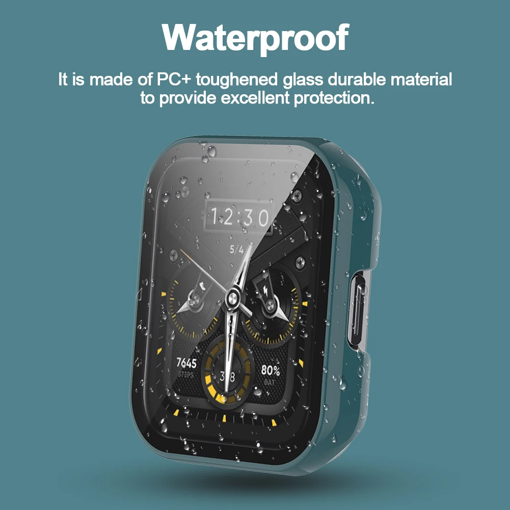 Пълно Покритие от Закалено Стъкло Протектор на Екрана Калъф за Realme Watch 2 Pro Smartwatch PC Броня Протектор Подмяна на Корпуса Часа Изображение 5