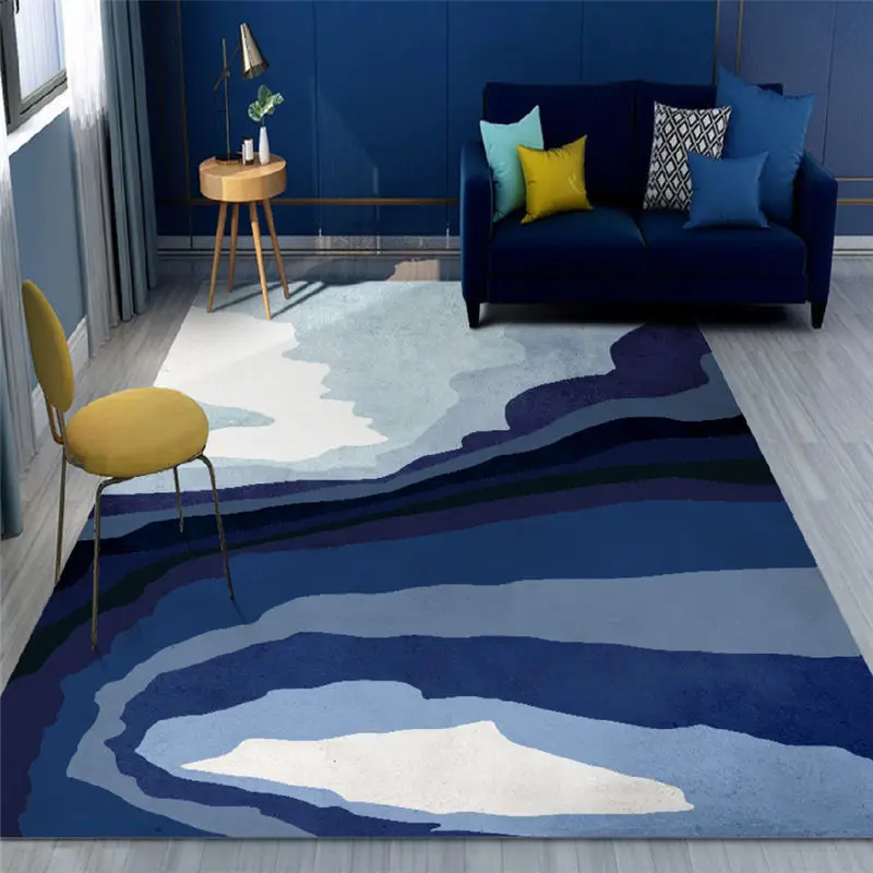 Скандинавските луксозни килими за хола Интериор на стаята на Килима в спалнята на Килима в хола Подложка за входната врата Детски килим Изображение 0