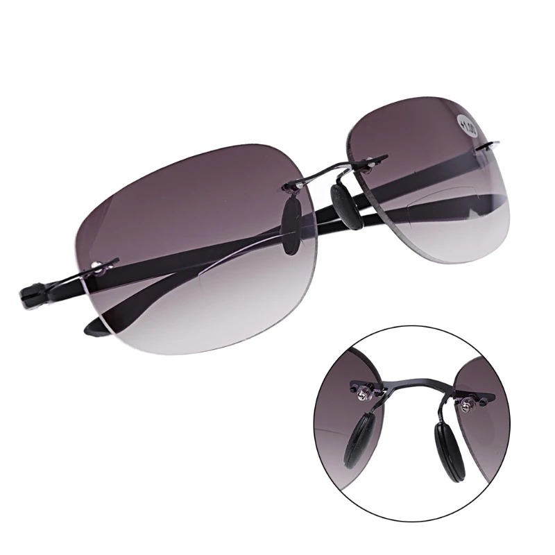 Улични Риболовни Бифокални Очила за четене без рамки Слънчеви Очила за четене от +1.0 до + 3,5 Изображение 2
