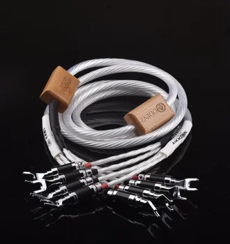 АУДИО ordost Один 2 7N сребро водещ аудио кабел динамиката на Hi-Fi основния кабел на усилвателя динамика позлатени съединители АУДИО или