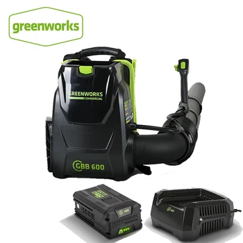 Градинска градински Вентилатор за листа Greenworks Pro 82V 600 CFM DigiPro Безжична Вентилатор за листа, батерия 82 От 5.0 Ah и зарядно устройство