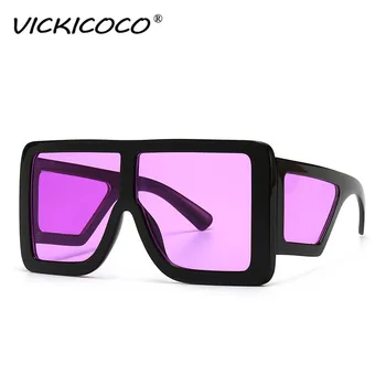 Квадратни Vintage Слънчеви Очила Дамски 2021 Нови Секси Ретро Извънгабаритни Модни Слънчеви Очила Маркови Дизайнерски Пънк Очила Дамски Oculos