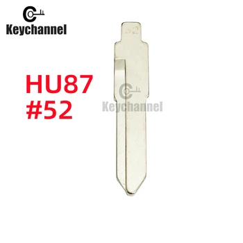 Ключодържател 10 бр. HU87 Метален Празен Режисьорски Флип-нож 52 # За KD VVDI JMD Дистанционно Ключ Тип Нож Сгъваем Флип-Ключ За Suzuki Swift