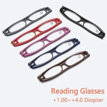 Лек Четене Компютърно Зрение Грижи Пресбиопия Очила Сгъваеми Очила Очила Въртене На 360 градуса