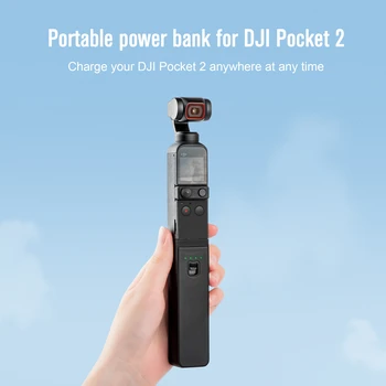 Нов Osmo Pocket 2 Преносим Банка Хранене Мобилен 3200 mah Зарядно Устройство за Ръчно кабел за зареждане Хъб За DJI Pocket 2 Дръжки За Камерата