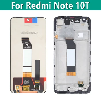 Оригиналът е За Redmi Note 10T 5 ГРАМА LCD дисплей със Сензорен екран Дигитайзер В Събирането С Рамка M2103K19Y M2103K19I