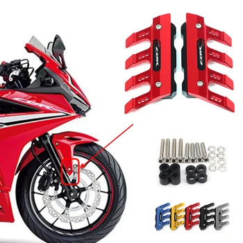 С Лого на марката За Honda CBR400R CBR 400R Мотоциклет калник на задно колело вилката Защитно Защита на Предното Крило Защита от падане Слайдер Аксесоари