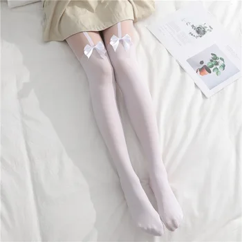 Японски Чорапогащи за стил Лолита, Дамски Чорапогащник С Хубав Нос, Студентски Бели Чорапи, Секси Дамски Чорапогащник, Високи Чорапи
